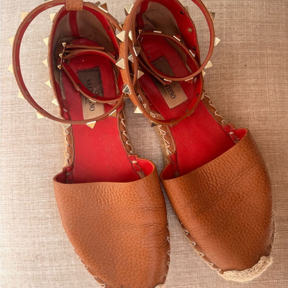 Valentino Rock Stud Espadrilles